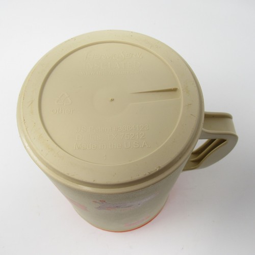 Bill Miller Bar-B-Q Texas Tea Bucket Insulated 34 Oz Mug w/ Lid Thermo-Serv vtg - Picture 11 of 16