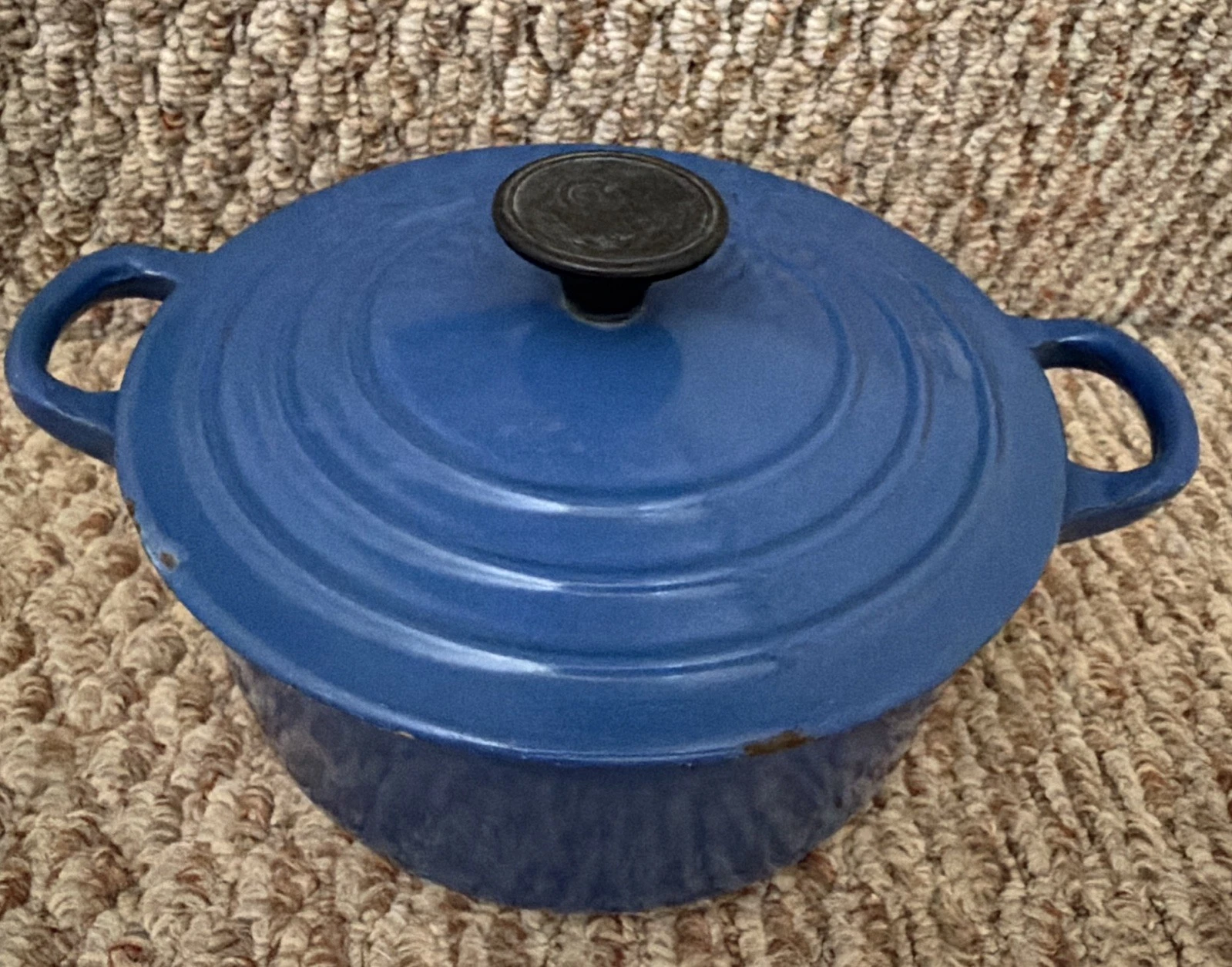 Le Creuset 2 Qt Blue Enamel Cast Iron Dutch Oven Pot With Lid B Vintage
Opens in a new window or tab