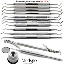 Composito Otturazione Restaurativa Dentista Escavatore Spingiamalgama Spatola CE