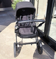 Bugaboo Fox 3 Black Single Pushchair with Carrycot & Adjustable Canopy