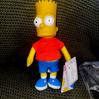 #ad #ad 2024 Jakks Pacific The Simpsons Bart Simpson 9quot; Plush Doll New With Tags $20.69