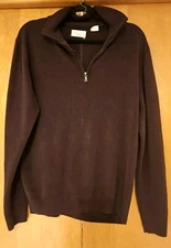 Weatherproof Vintage Men's 1/4 Zip Pullover Sweater Large