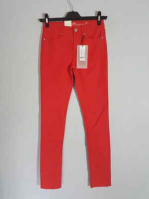 BLEND Denim Damen Stretch Jeans  W26 - W30, L32  Slim Leg   rot  NEU mit Etikett
