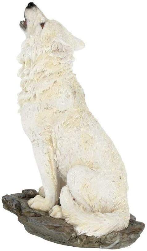 Nemesis Now Figurine Loup Fantôme 24 Cm Blanc