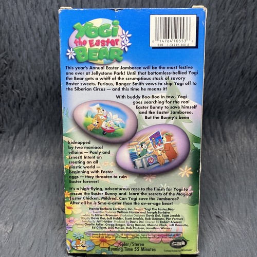 Yogi the Easter Bear VHS Tape 1994 Hanna-Barbera First Time On Video Cartoon - Picture 4 of 8