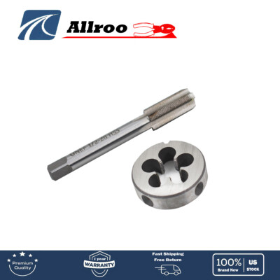 1/2''-28 Gunsmithing Tap and Die Set High Quality (1/2x28) 22LR 223 5.56 9mm