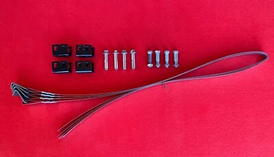 HOME PRIDE Mobile Home Parts Set of 4 Dry Concrete Anchors Tie Down Straps & Bolts