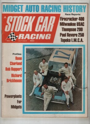 Stock Car Racing Mag Rene Charland Bob Ruppert October 1969 080321nonr ...