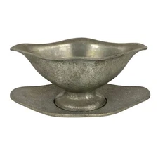 Guardian Service Aluminum Gravy Boat With Drip Tray 1950s Vintage