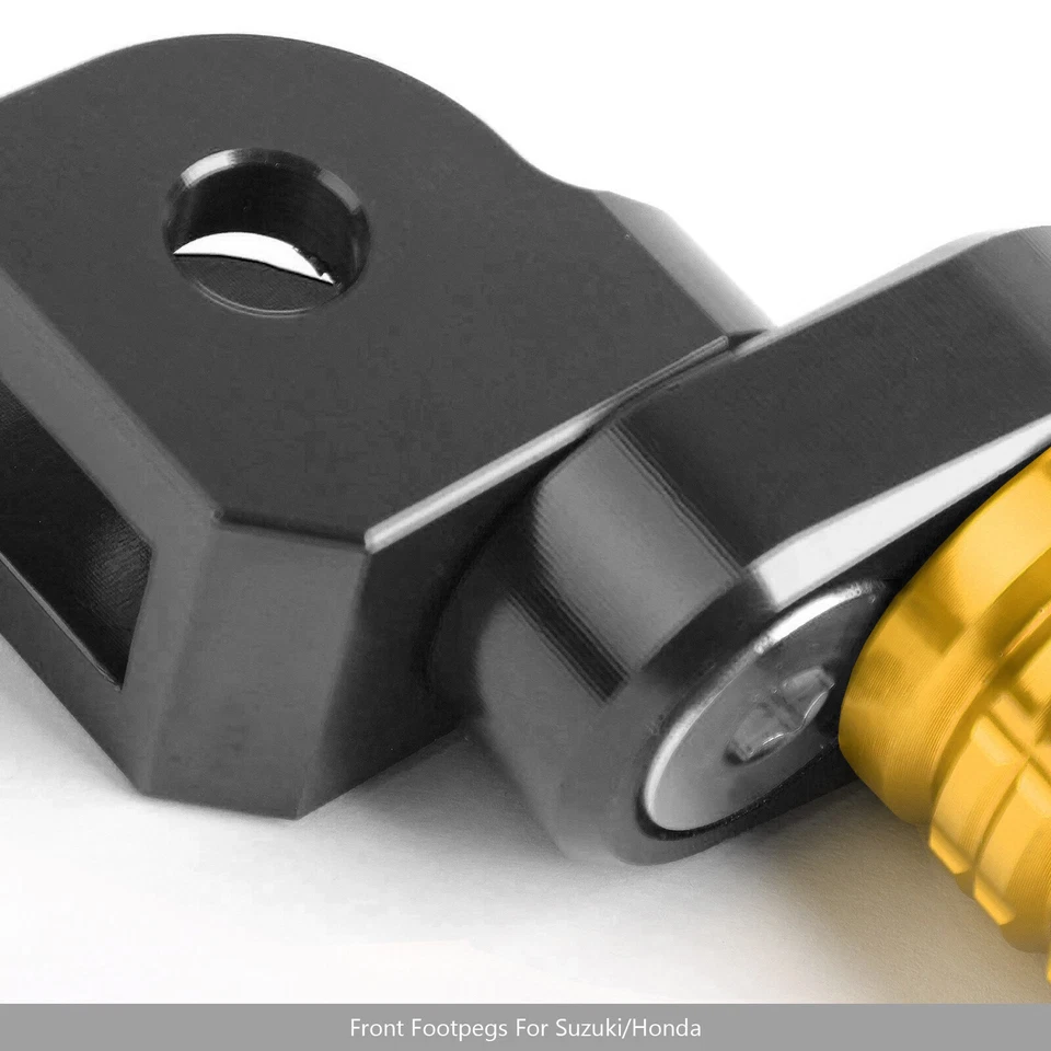 Front Footrests Foot Pegs Fits for HONDA CBR600RR CBR1000RR SUZUKI GSX-S 750 Foto 4 de 4