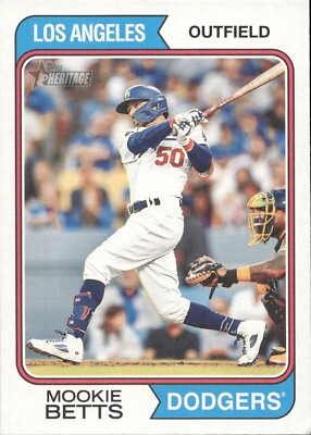 Mookie Betts - 2023 Topps Heritage Baseball #315