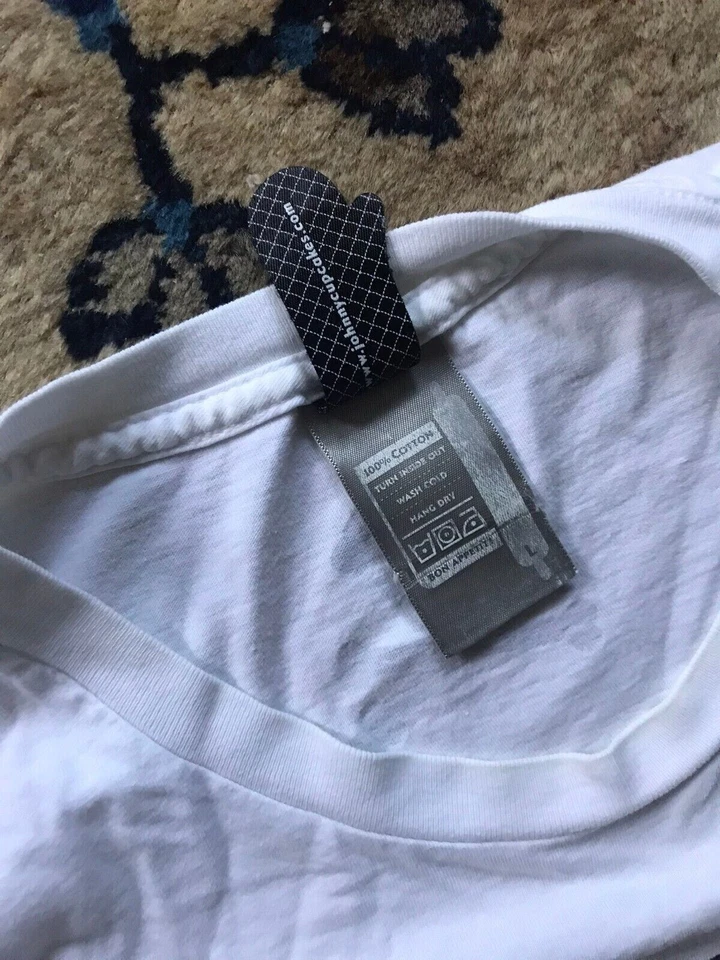 Johnny Cupcakes Mr. Peanut Style Food Mascot T-shirt White Size M made in USA - Image 3 of 4