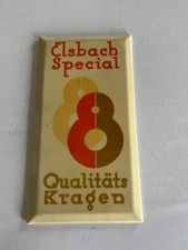 gewölbtes Motivschild,. Elsbach Qualitäts Kragen,, Deutschland um 1940, Z 0 -1