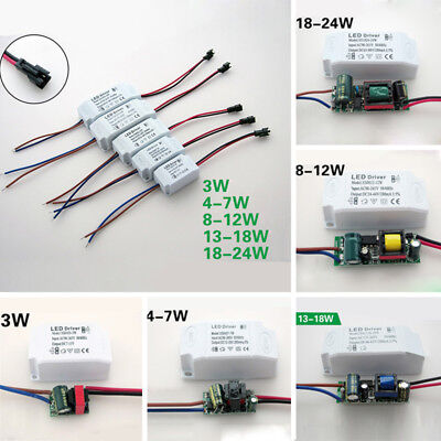 AC 90~265V 3~24W Trafo Transformator Drivers Treiber Netzteil Für LED Lampes Pro
