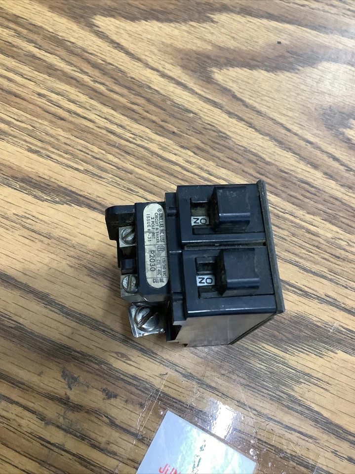 PUSHMATIC Siemens ITE Gould 20 30 Amp Doble Duplex BREAKER P2030 Foto 3 de 4