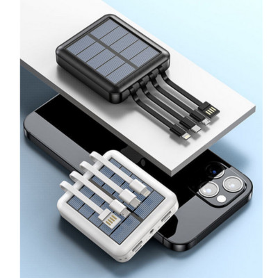 Super 20000mAh 2-USB tragbare Mini-Ladegerät Solar Power Bank für Handy-Handy 