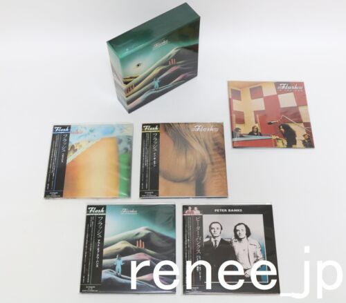 2008 FLASH, PETER BANKS / JAPAN Mini LP CD x 4 titles + Sleeve x 1 + PROMO BOX - Picture 1 of 12