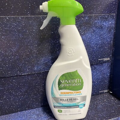 SEVENTH GENERATION Disinfecting Bathroom Cleaner Spray 26 Oz Lemongrass Citrus..