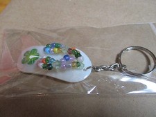 Handmade naturall seashell keychain