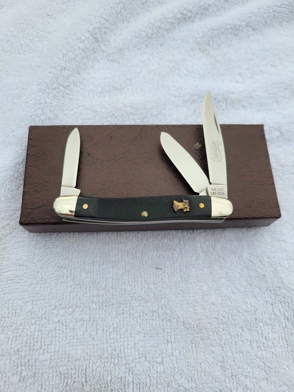 1970s Schrade Walden USA Stockman Knife #LB1 Black Handles Liberty Bell NIB