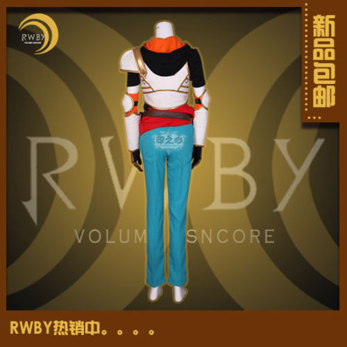 Anime RWBY Cos Clothing Jaune Arc cosplay Costume custom made:Free  shipping