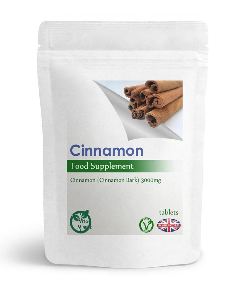 Vitaminute Max Strength Cinnamon Extract Tablets 3000Mg - 120 Tablets (V), Uk - Image 2