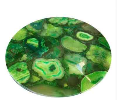 15'' Marble Table Top Coffee center corner Inlay agate Decor home antique k15