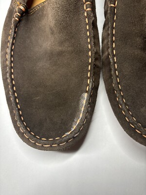 Austin Heller Fine Tan Leather Slip-On Loafers or Driving Shooes Austin Heller Mens 10 M Brown Suede Driving Moccasins Slip  main image 3