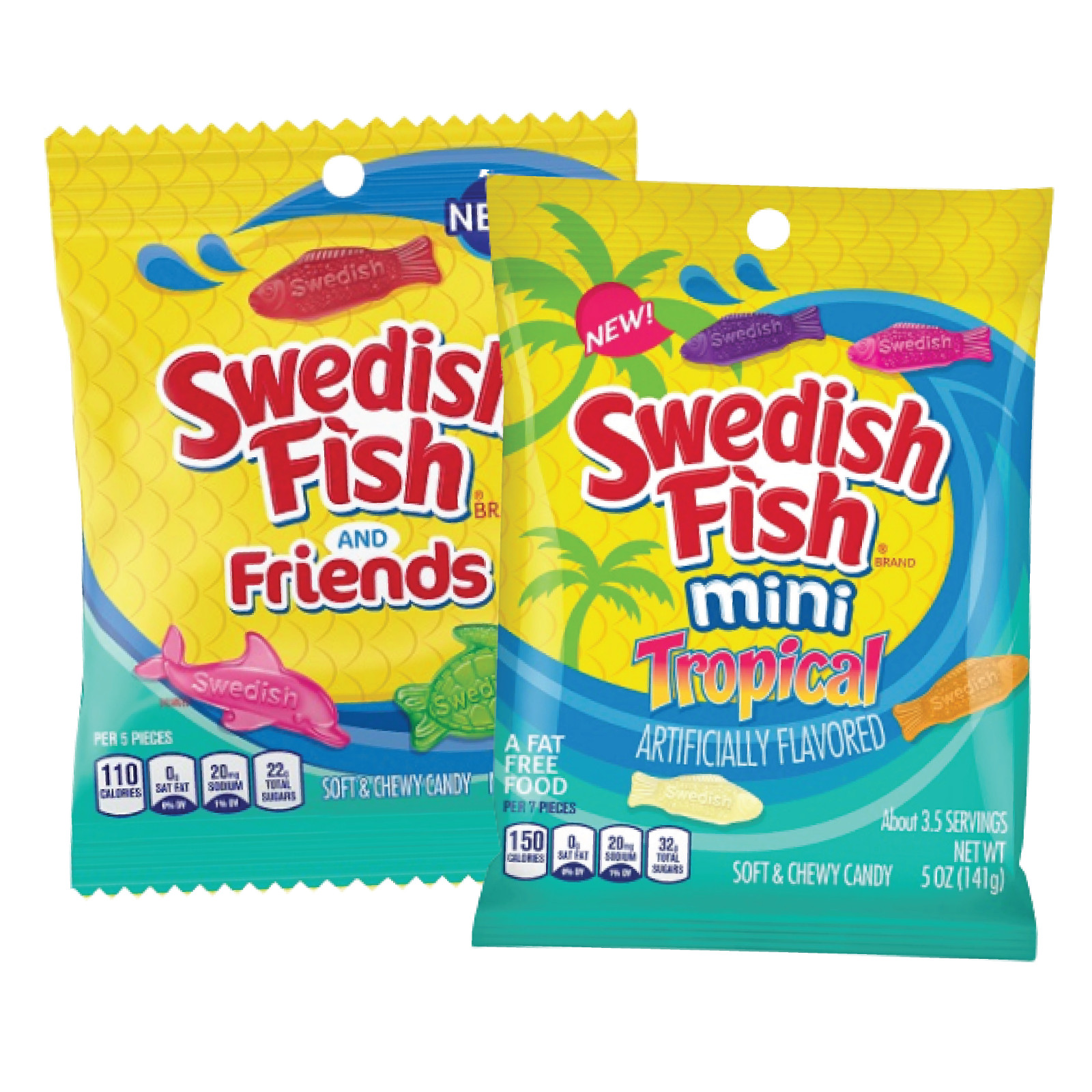 Мягкие и жевательные мармеладные конфеты со вкусом шведской рыбы | 5 унций | Смешивать и сочетать