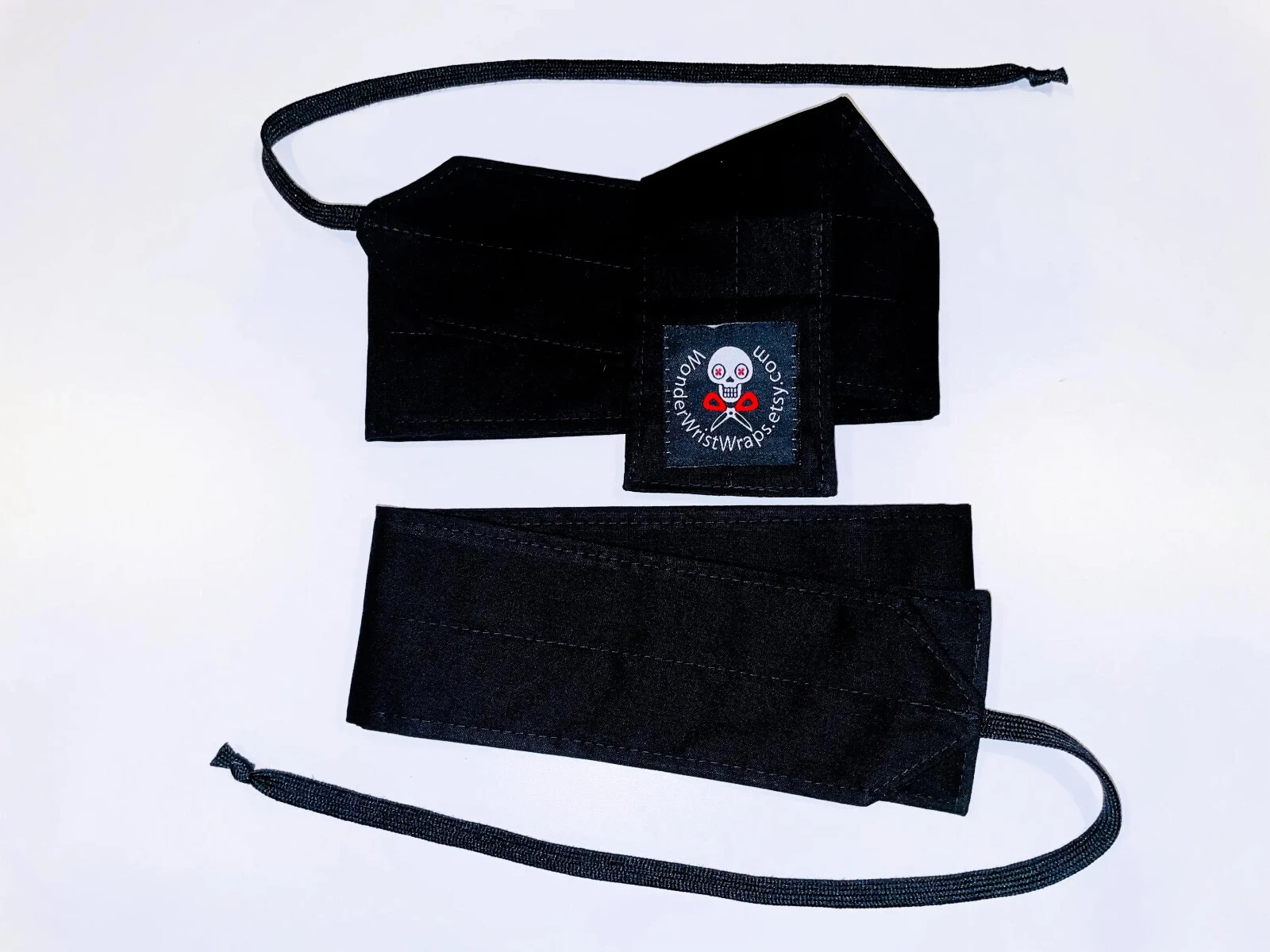 Black Wrist Wraps for CrossFit, Calisthenics, Gym, Weightlifting