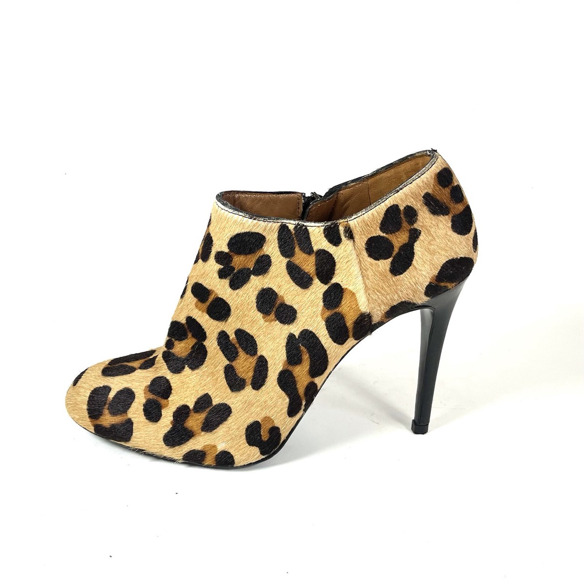 国内で当店のみ KEDDO - Leopard Print Ankle Boots Zara Women's Ankle Boots Booties Cruise Collection Leopard