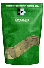NPG Whole Bay Leaves 16 Oz, Dried Laurel Leaf, Aromatic Spice Herbs