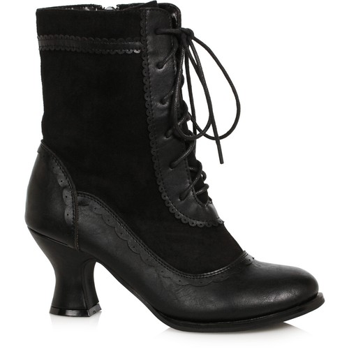 Ellie 2.5" Heel Victorian Ankle Boots Adult Women Costume Shoes 253/Kitty