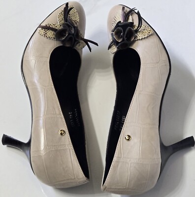 pierre cardin shoes women s heels black size 240  7 US