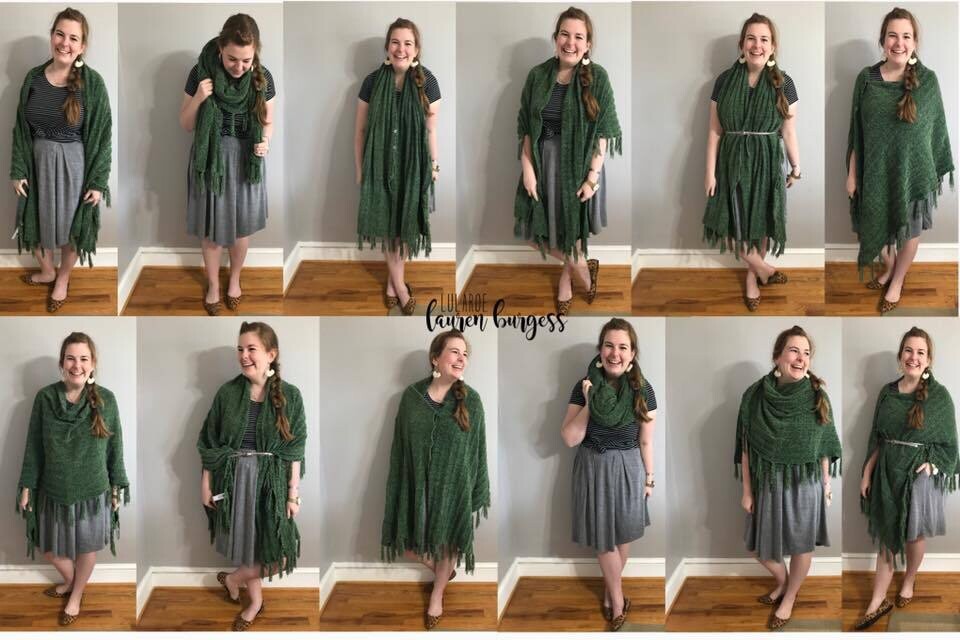 Écharpe Châle Poncho LuLaRoe Mimi Gold - Édition Limitée Licorne, Neuve Avec étiquette