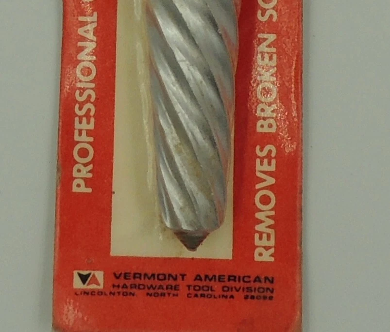 Extractor de Tornillos #6 Vermont American NO.6208 Uso con Taladro 13/32" EE. UU. Nuevo Foto 4 de 4