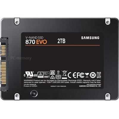 中古 Samsung SSD 870 EVO 2TB 2個セット SAMSUNG SSD 870 EVO 2.5