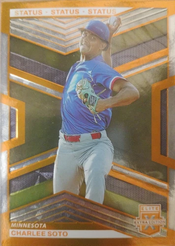 2023 Panini Elite Extra Edition - Orange Status #75 Charlee Soto /275 (RC)