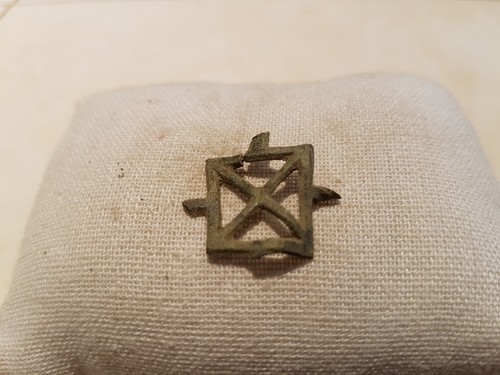 Very nice design Roman bronze decoration/mount found near York Uk L68
