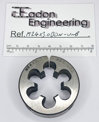 Matrice metrica a bottone M24 x 3,0 mm, HSS. Di marche top. - Foto 24 di 26