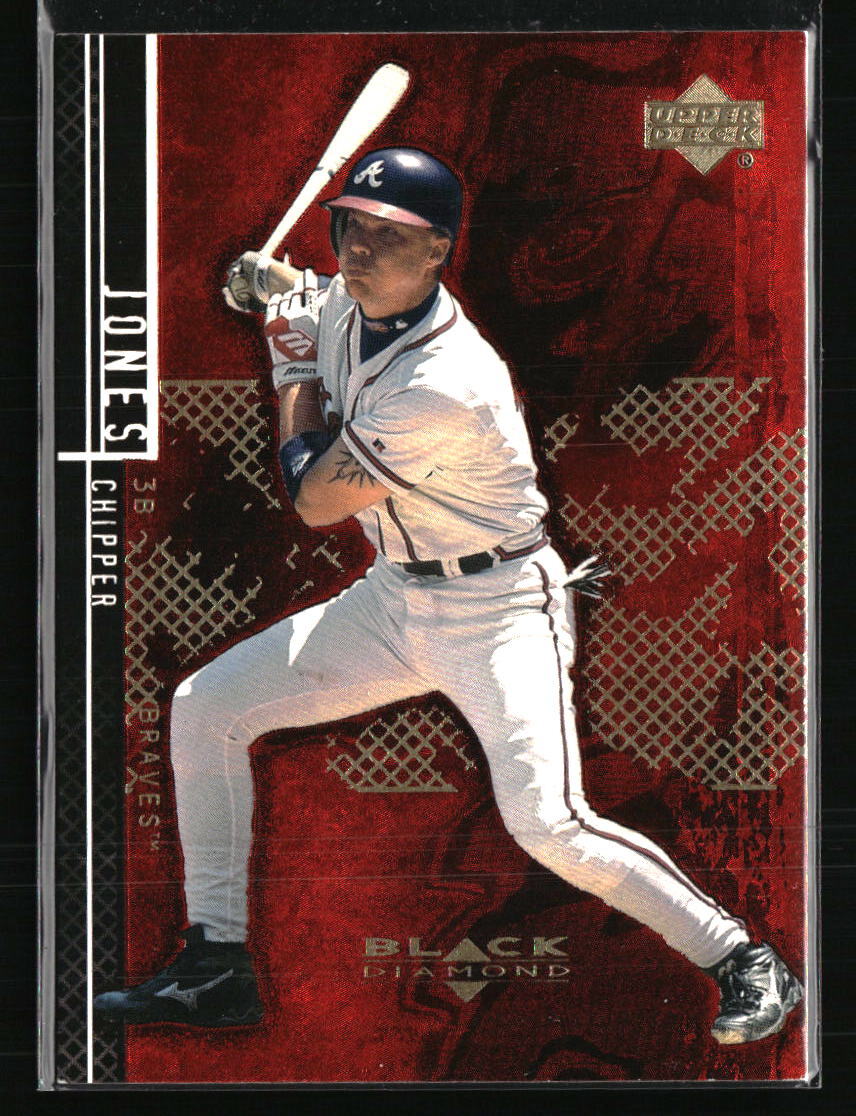 Chipper Jones 2000 Upper Deck Black Diamond Rookie Edition #47 Baseball Card