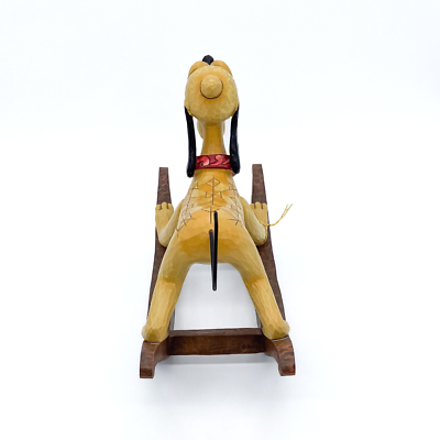 Jim Shore Faithful Friend Pluto Dog Rocking Horse Walt Disney