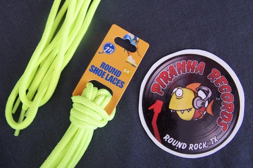 neon yellow shoe strings