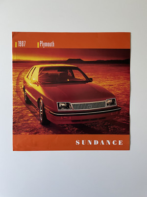 Plymouth Sundance 1987 dealer brochure - English - Canada