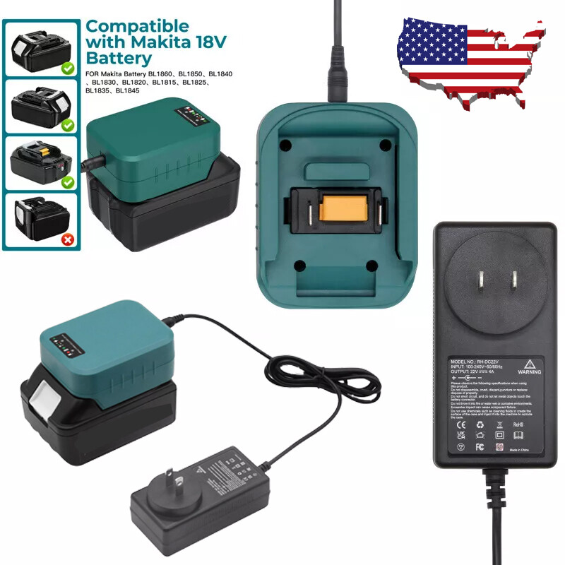 Caricabatterie 18V Per Makita BL1850 BL1840B BL1820 - Foto 9