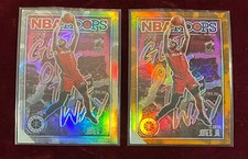 2019-20 NBA Hoops Premium Stock Derrick Jones Jr Get Out The Way #4 Orange Prizm