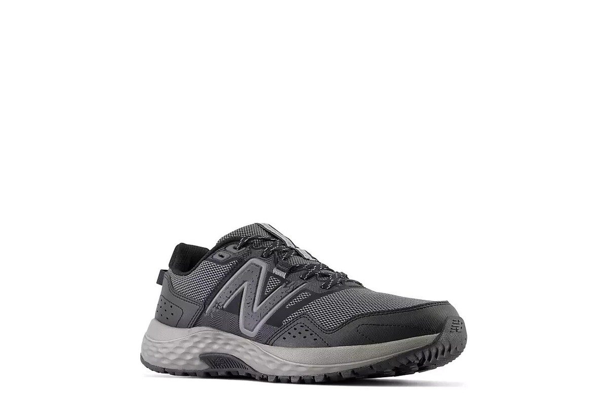 NWT New Balance Men\'s Black and Gray Trail Runners  Size 13 wide New Balance T410 V8 Trail Shoes Mens 11.5 Extra Wide Black  main image 4