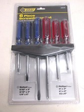 NEW STEEL GRIP 6-pc. SLOTTED / PHILLIPS SCREWDRIVER SET, 2266146