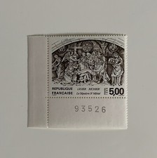 Timbre-2553 1988-5F LIGIER RICHIER Le Sépulcre St-Mihiel-Coin Numéroté