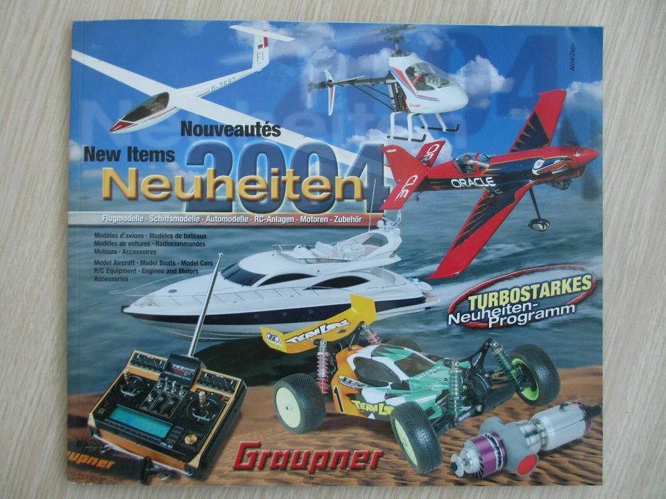 CATALOGUE NOUVEAUTES 2004 GRAUPNER MODELLING MODELISME MODELLBAU 161 pages - Photo 1/1